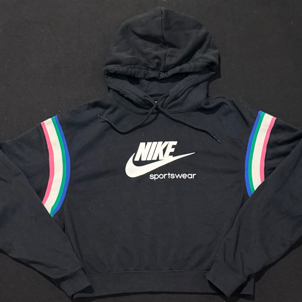 Nike Sportswear Hooded‎ Rally Cropped Sweatshirt Women’s Size Small